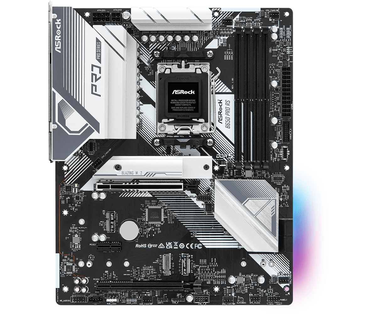 Placa-mãe ASROCK B650 PRO RS A - X870E Atx Motherboard avaliação e preço