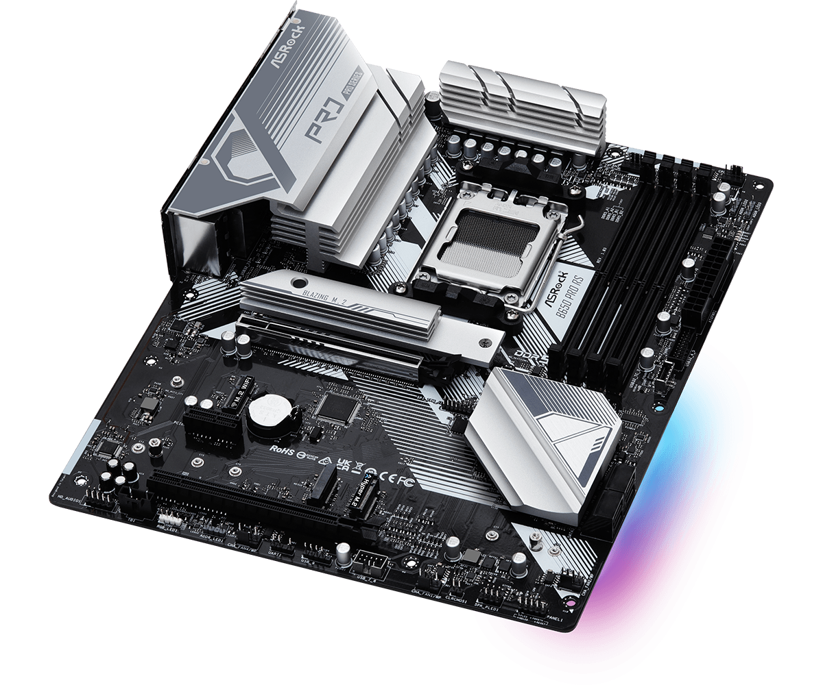 Placa-mãe ASROCK B650 PRO RS A - X870E Atx Motherboard avaliação e preço