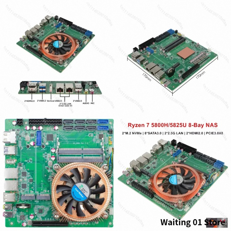 Compatível com a placa-mãe Min - Mini Itx Dual 2.5G Nas Motherboard avaliação e preço