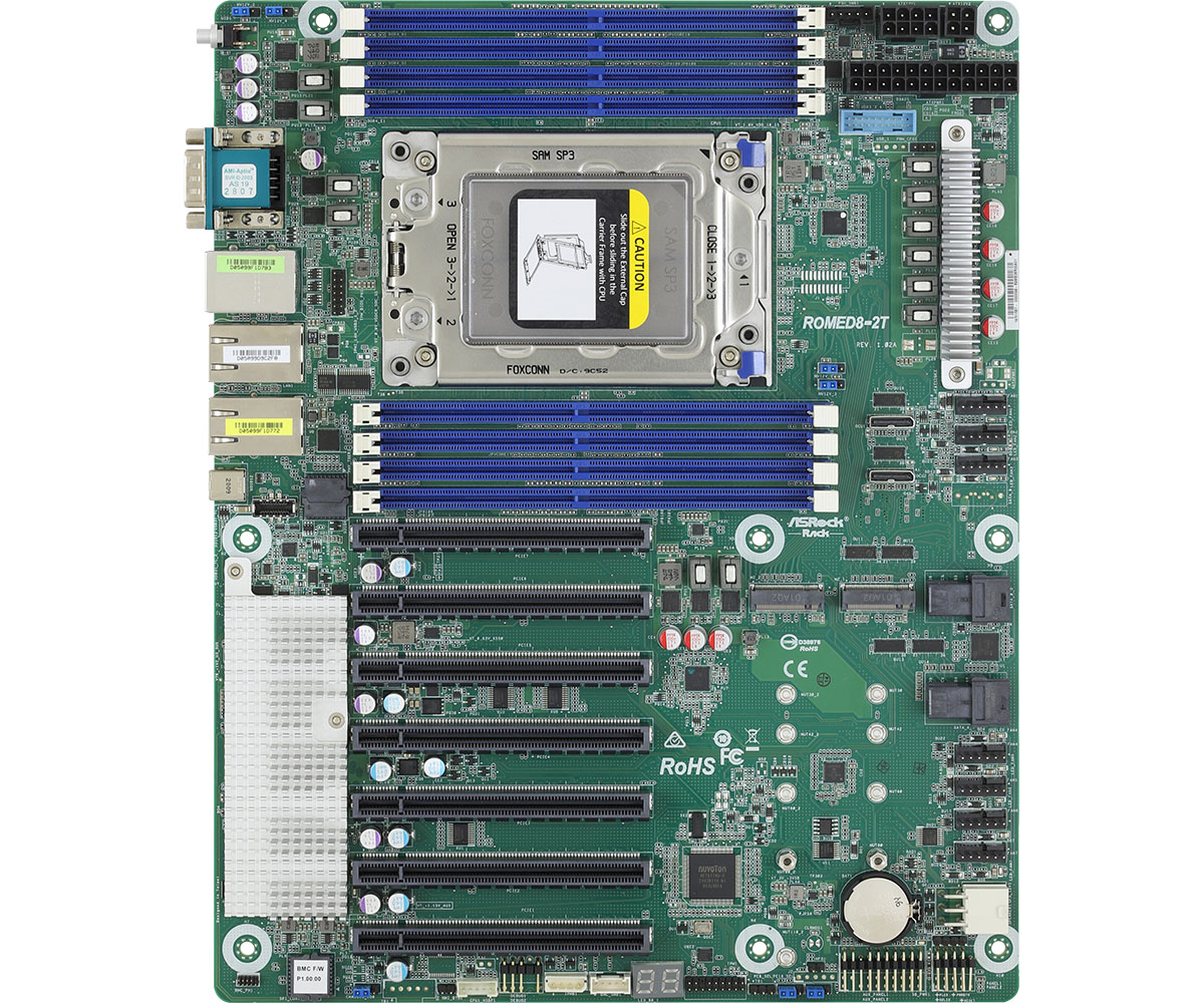 Placa-mãe de servidor ASRock R - Dual Socket Sp3 Epyc Motherboard avaliação e preço